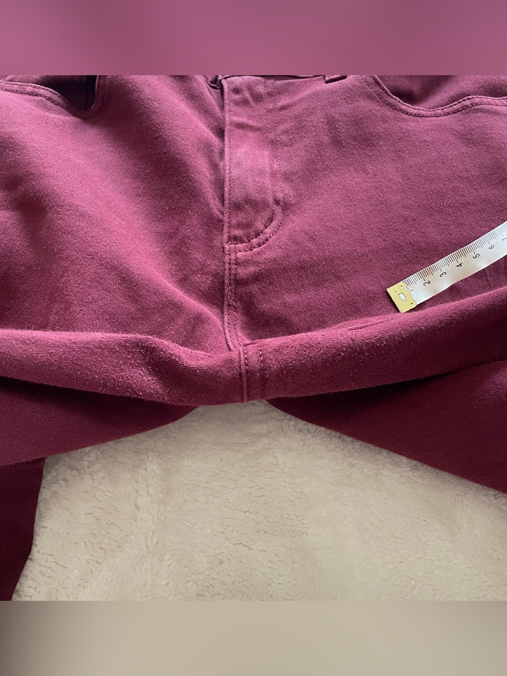 Michael Kors Maroon Slacks size 8 - Picture 12 of 13